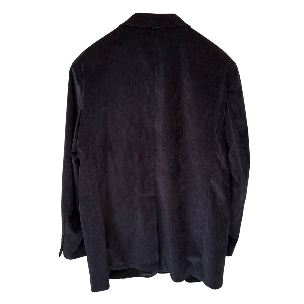 Lacrosse Men’s 48L Navy Corduroy Blazer Stretch Sport Coat Preppy Academia EUC - Picture 5 of 9